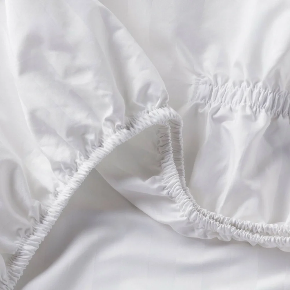 Threshold Hotel Collection Queen 800 Thread Count Damask Sheet Set White New